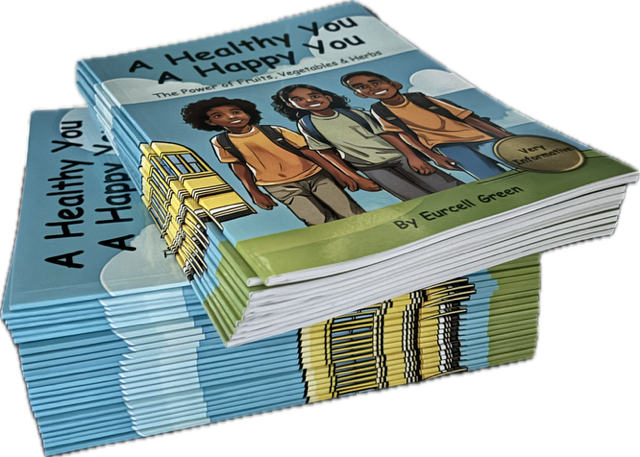Stack of A Healthy You, A Happy You softback books
