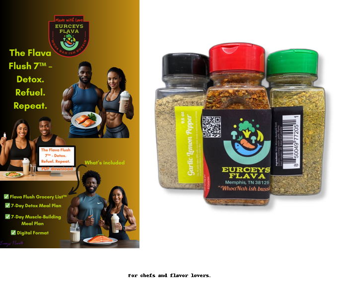 Eurceys' Flava® For Chefs and Flava Lovers size