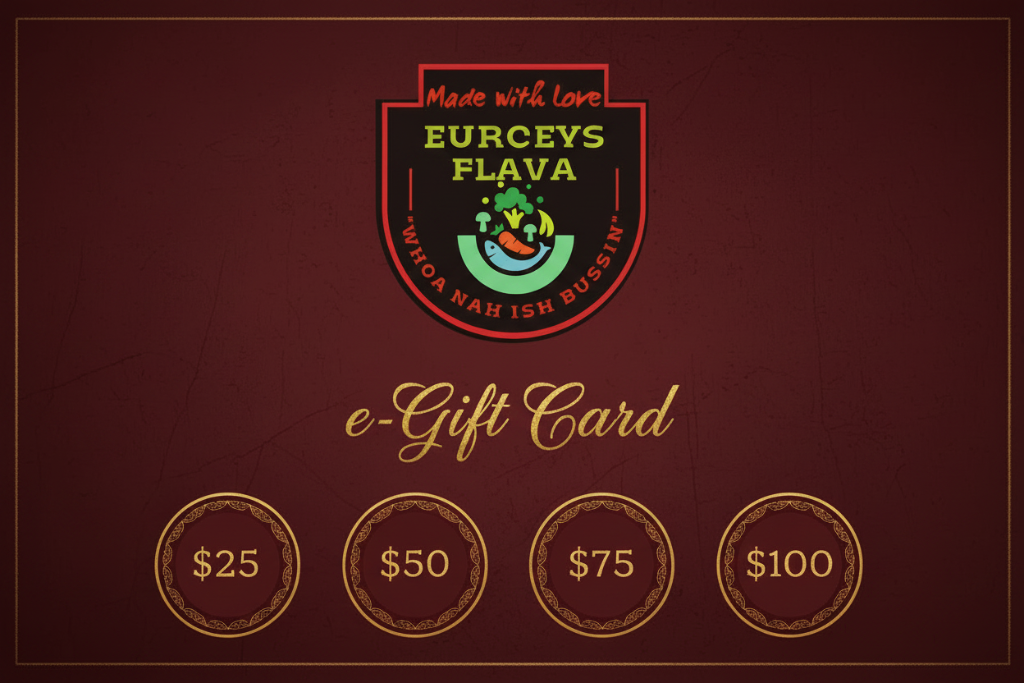 Eurceys' Flava® e-Gift Card Burgundy