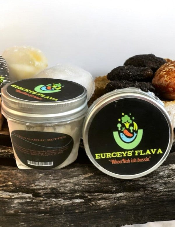 GARLIC BUTTERS COMES IN 2 FLAVA 4OZ CONTAINERS