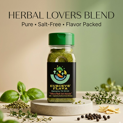Eurceys' Flava® Cajun Salt Free Seasoning "HERBAL LOVERS" Spice Blends