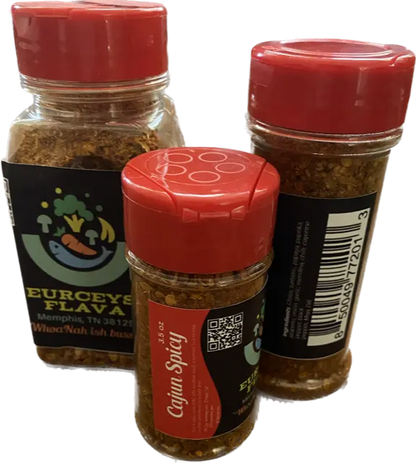 EURCEYS' FLAVA® CAJUN SPICES NO SODIUM "Cajun Spicy" Seasoning - Eurceys' Flava®