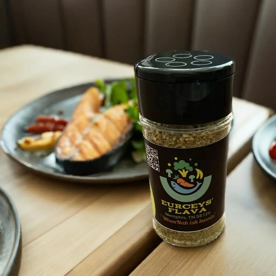 EURCEYS FLAVA® CAJUN SPICE Mixes without salt "Garlic Lemon Pepper" Seasoning Eurceys' Flava®