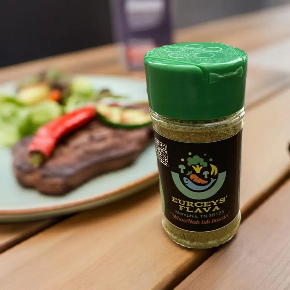 EURCEYS' FLAVA® CAJUN SALT FREE SEASONING "HERBAL LOVERS" SPICE BLENDS Eurceys' Flava®