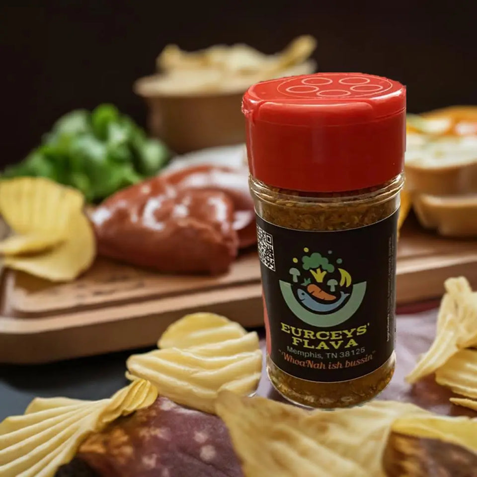 EURCEYS' FLAVA® CAJUN SPICES NO SODIUM "Cajun Spicy" Seasoning Eurceys' Flava®