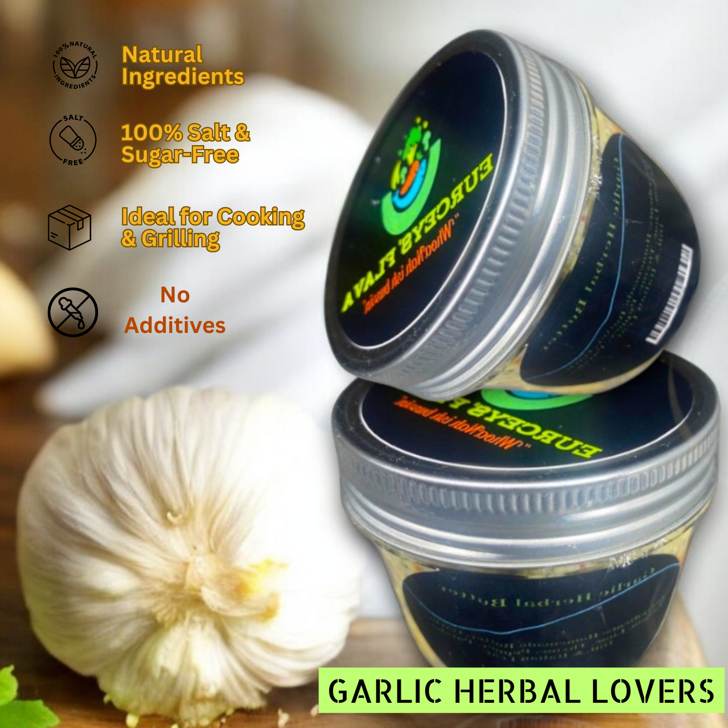 Garlic Herbal all natural Butter Blends 