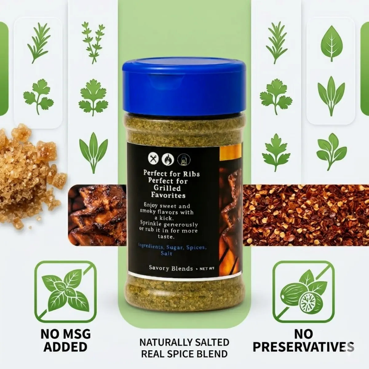 Eurceys' Flava® Cajun Spices "Honey Blaze" -Sweet Heat Rub