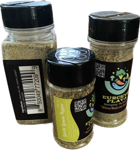 EURCEYS FLAVA® CAJUN SPICE Mixes without salt "Garlic Lemon Pepper" Seasoning - Eurceys' Flava®