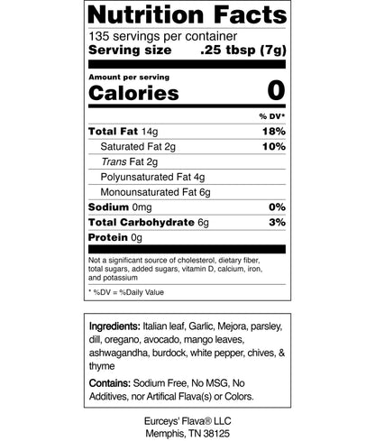 EURCEYS FLAVA® CAJUN SPICE Mixes without salt "Garlic Lemon Pepper" Seasoning - Eurceys' Flava®