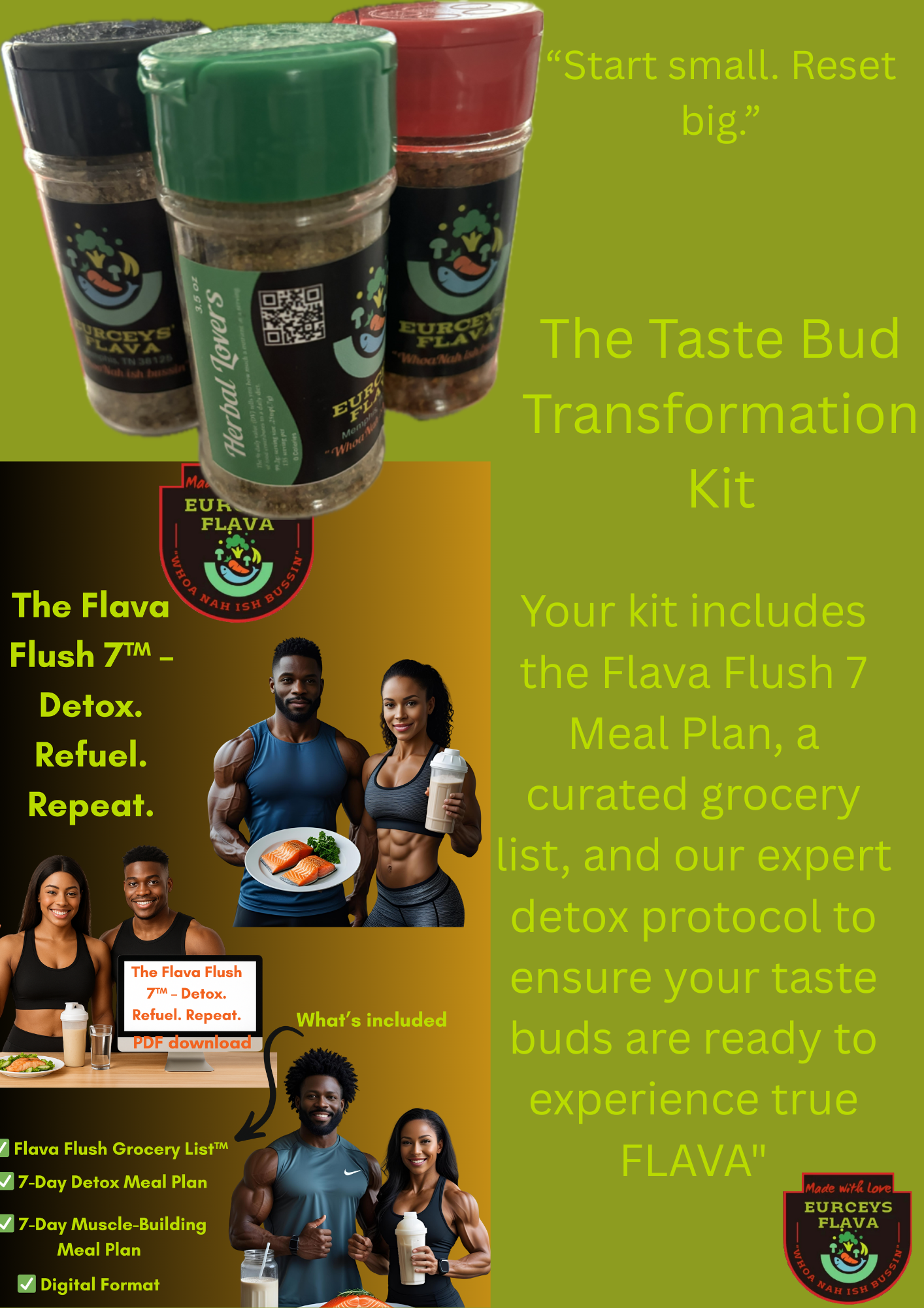 PROMOTING THE DETOX & FLAVA BUNDLE