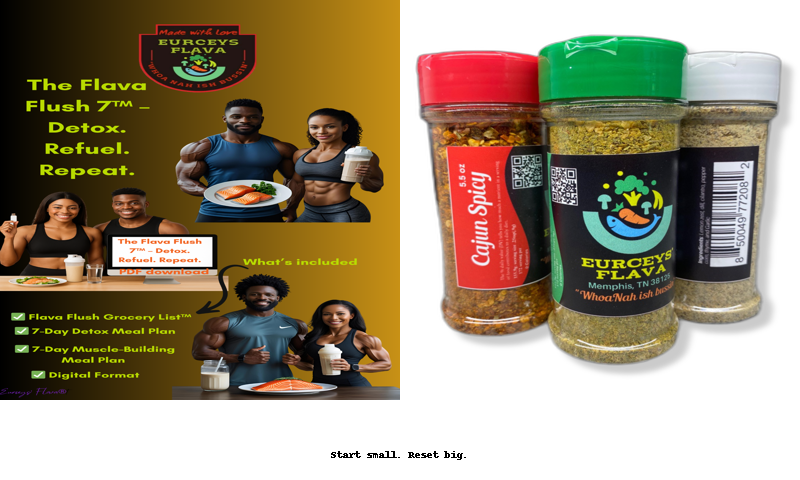 Eurceys' Flava® Taste Bud Transformation
5.5 oz Trio + Detox $30.49