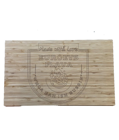 EURCEYS' FLAVA® CUTTING BOARD 18X11X2.5in BAMBOO WOOD 2.8LB CHOPPING BOARD - Eurceys' Flava®